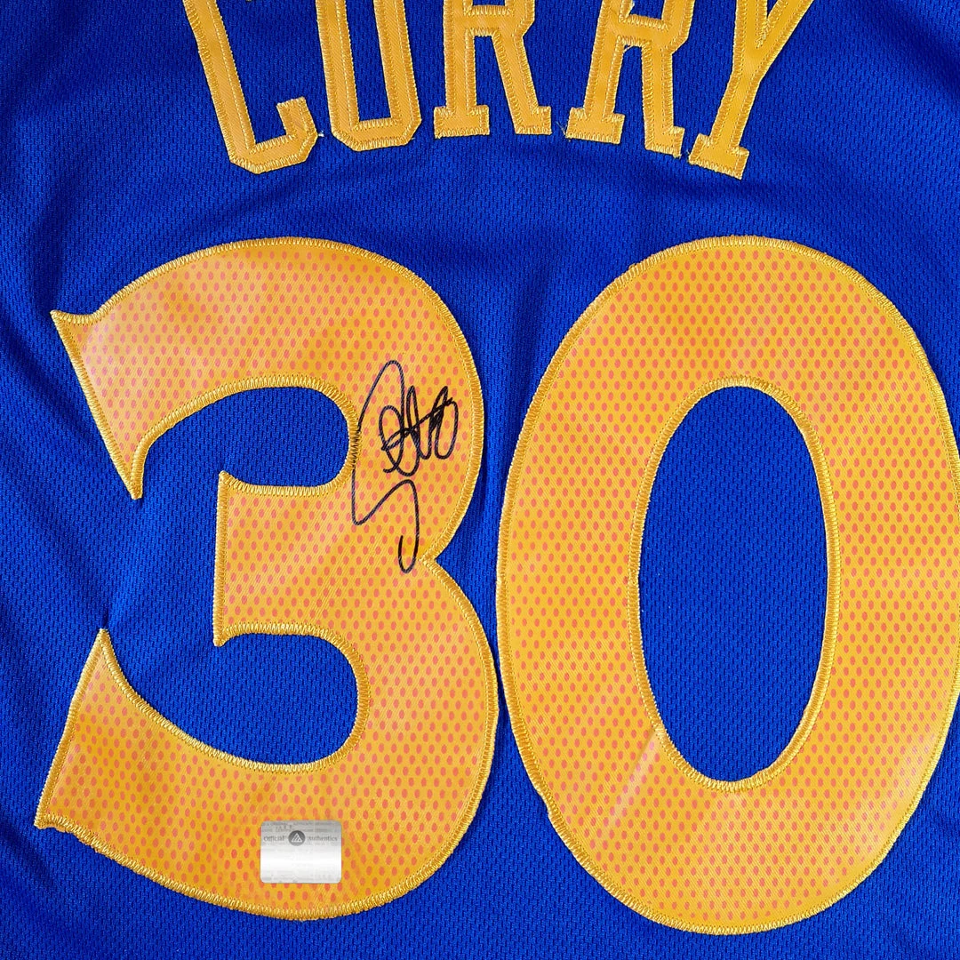 APW Stephen Curry- Golden State Warriors Hand-Signed Blue Jersey By Stephen Curry Custom Frame Signed Memorabilia 3 APW Stephen Curry- Golden State Warriors Hand-Signed Blue Jersey By Stephen Curry Custom Frame Signed Memorabilia