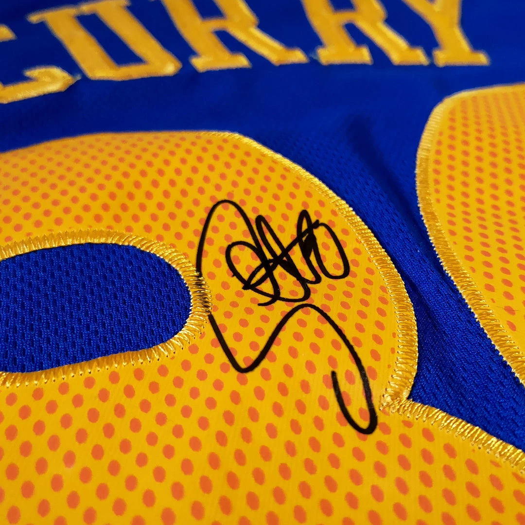 APW Stephen Curry- Golden State Warriors Hand-Signed Blue Jersey By Stephen Curry Custom Frame Signed Memorabilia 2 APW Stephen Curry- Golden State Warriors Hand-Signed Blue Jersey By Stephen Curry Custom Frame Signed Memorabilia