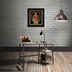 RARE-T WWF - Curt Hennig Mr.Perfect Limited Signature Edition Studio Licensed Photo Custom Frame Limited Edition Frames