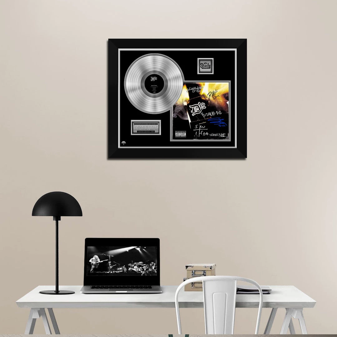 G.R.O. D12 - Devil's Night Platinum LP Limited Signature Edition Studio Licensed Custom Frame 2 G.R.O. D12 - Devil's Night Platinum LP Limited Signature Edition Studio Licensed Custom Frame