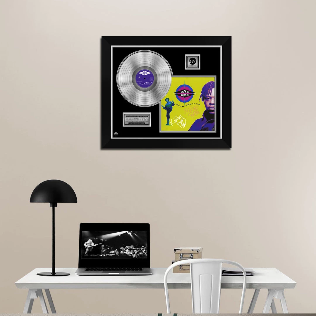 RARE-T DAS EFX - Dead Serious Platinum LP Limited Signature Edition Studio Licensed Custom Frame Limited Edition Frames 2 RARE-T DAS EFX - Dead Serious Platinum LP Limited Signature Edition Studio Licensed Custom Frame Limited Edition Frames