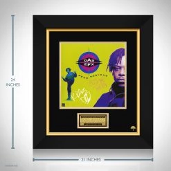 RARE-T DAS EFX - Dead Serious LP Cover Limited Signature Edition Studio Licensed Custom Frame