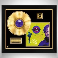 RARE-T Limited Edition Frames DAS EFX - Dead Serious Gold LP Limited Signature Edition Studio Licensed Custom Frame
