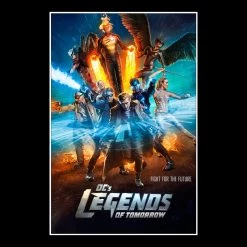 RARE-T DC Legends Of Tomorrow Script Limited Signature Edition Studio Licensed Custom Frame Limited Edition Frames