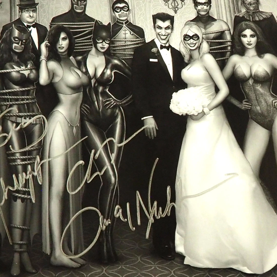 APW Dc Wedding Cast Hand-Signed Promotion Art Mini-Poster Displayed In A Rare-T Exclusive Custom Frame. Signed Memorabilia 3 APW Dc Wedding Cast Hand-Signed Promotion Art Mini-Poster Displayed In A Rare-T Exclusive Custom Frame. Signed Memorabilia