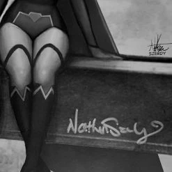 VAULT COLLECTIBLES Dc Construction Beam- Hand-Signed Artwork Print By Artist Nathan Szerdy Custom Frame