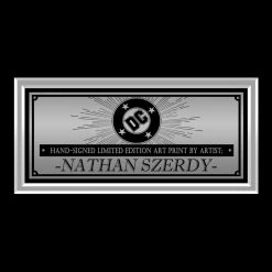 VAULT COLLECTIBLES Dc Construction Beam- Hand-Signed Artwork Print By Artist Nathan Szerdy Custom Frame