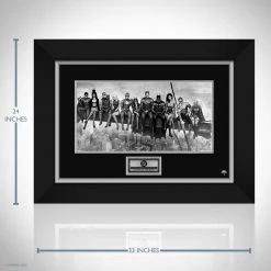 VAULT COLLECTIBLES Dc Construction Beam- Hand-Signed Artwork Print By Artist Nathan Szerdy Custom Frame