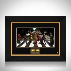 VAULT COLLECTIBLES Dc Comics 'Abbey Road' Hand-Signed Artwork Print By Artist Nathan Szerdy Custom Frame Signed Memorabilia