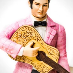 RARE-T Collectible Statues Elvis Presley - Your'S Elvis 1955 Collectors Series Decanter & Music Box