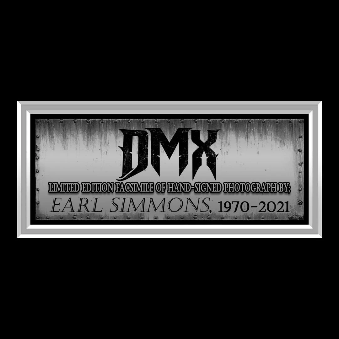 RARE-T DMX Memorial Photo Limited Signature Edition Studio Licensed Custom Frame Limited Edition Frames 5 RARE-T DMX Memorial Photo Limited Signature Edition Studio Licensed Custom Frame Limited Edition Frames