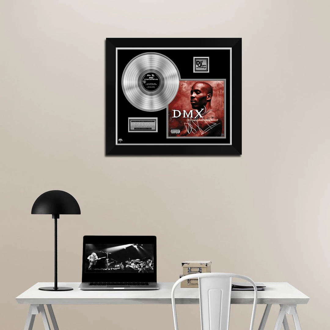 RARE-T Limited Edition Frames DMX It’s Dark And Hell Is Hot Platinum LP Limited Signature Edition Studio Licensed Custom Frame 5 RARE-T Limited Edition Frames DMX It’s Dark And Hell Is Hot Platinum LP Limited Signature Edition Studio Licensed Custom Frame