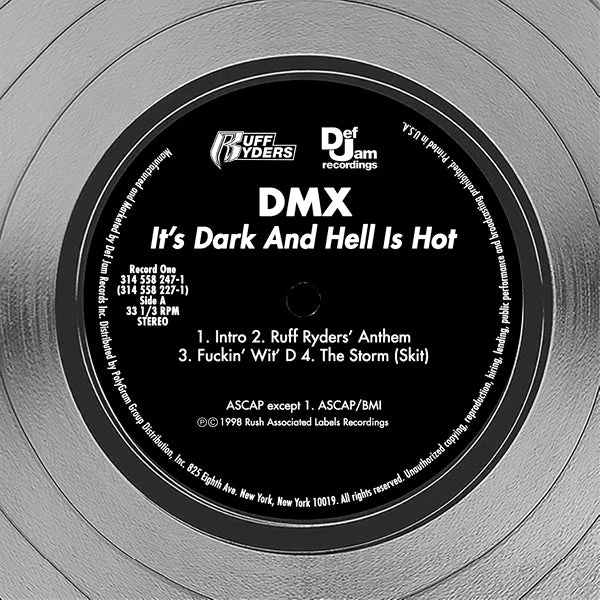 RARE-T Limited Edition Frames DMX It’s Dark And Hell Is Hot Platinum LP Limited Signature Edition Studio Licensed Custom Frame 3 RARE-T Limited Edition Frames DMX It’s Dark And Hell Is Hot Platinum LP Limited Signature Edition Studio Licensed Custom Frame
