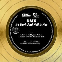 RARE-T DMX It’s Dark And Hell Is Hot Gold LP Limited Signature Edition Studio Licensed Custom Frame Limited Edition Frames 12 RARE-T DMX It’s Dark And Hell Is Hot Gold LP Limited Signature Edition Studio Licensed Custom Frame Limited Edition Frames