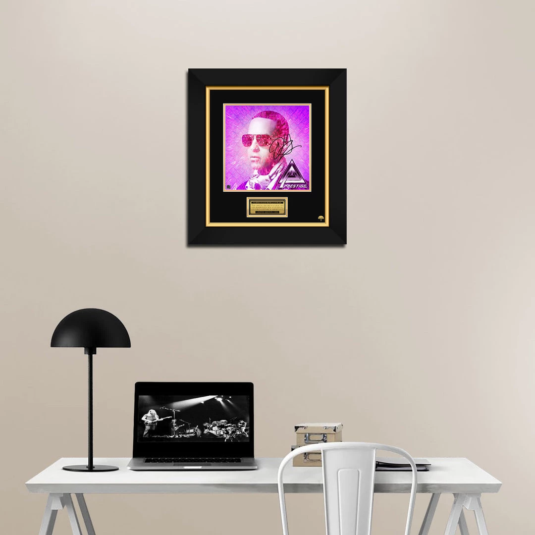 RARE-T Daddy Yankee - Prestige LP Cover Limited Signature Edition Studio Licensed Custom Frame 2 RARE-T Daddy Yankee - Prestige LP Cover Limited Signature Edition Studio Licensed Custom Frame