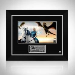 RARE-T Limited Edition Frames Game Of Thrones Daenerys Dragons Photo Limited Signature Edition Studio Licensed Custom Frame