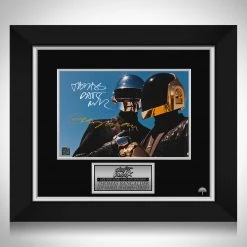 RARE-T Daft Punk Band Photo Limited Signature Edition Studio Licensed Custom Frame