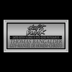 RARE-T Daft Punk Band Photo Limited Signature Edition Studio Licensed Custom Frame