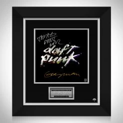 RARE-T Limited Edition Frames Daft Punk - Discovery LP Cover Limited Signature Edition Studio Licensed Custom Frame