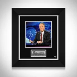 RARE-T Limited Edition Frames The Daily Show With Jon Stewart Photo Limited Signature Edition Studio Licensed Custom Frame