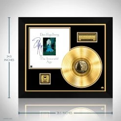 RARE-T Dan Fogelberg - The Innocent Age Gold LP Limited Signature Edition Studio Licensed Custom Frame Limited Edition Frames