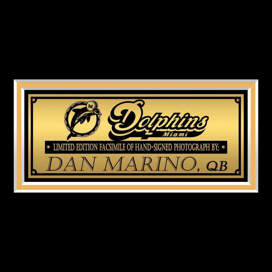 RARE-T Miami Dolphins - Dan Marino Photo Limited Signature Edition Studio Licensed Custom Frame 5 RARE-T Miami Dolphins - Dan Marino Photo Limited Signature Edition Studio Licensed Custom Frame
