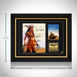 RARE-T Limited Edition Frames Dances With Wolves Script Limited Signature Edition Studio Licensed Custom Frame