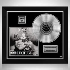 RARE-T Danzig II - Lucifuge Platinum LP Limited Signature Edition Studio Licensed Custom Frame