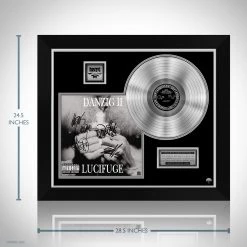 RARE-T Danzig II - Lucifuge Platinum LP Limited Signature Edition Studio Licensed Custom Frame
