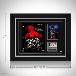 RARE-T Daredevil (TV Show) Script Limited Signature Edition Studio Licensed Custom Frame