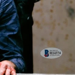 PPC Dark Knight-Jsa/Beckett Certified Signed Index Card & Photo By Heath Ledger & Christian Bale Frame