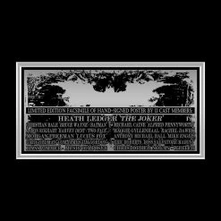 RARE-T Limited Edition Frames Batman The Dark Knight Poster Limited Signature Edition Studio Licensed Custom Frame