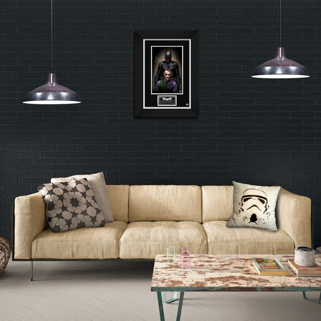 RARE-T The Dark Knight - Joker & Batman Photo Limited Signature Edition Studio Licensed Custom Frame Limited Edition Frames 2 RARE-T The Dark Knight - Joker & Batman Photo Limited Signature Edition Studio Licensed Custom Frame Limited Edition Frames