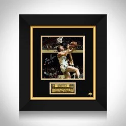 RARE-T Boston Celtics - Dave Cowens Photo Limited Signature Edition Studio Licensed Custom Frame Sports Memorabilia