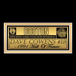 RARE-T Boston Celtics - Dave Cowens Photo Limited Signature Edition Studio Licensed Custom Frame Sports Memorabilia