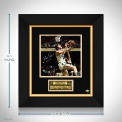 RARE-T Boston Celtics - Dave Cowens Photo Limited Signature Edition Studio Licensed Custom Frame Sports Memorabilia
