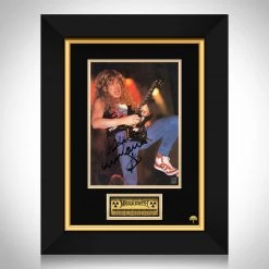 RARE-T Limited Edition Frames Megadeth - Dave Mustaine Photo Limited Signature Edition Studio Licensed Custom Frame