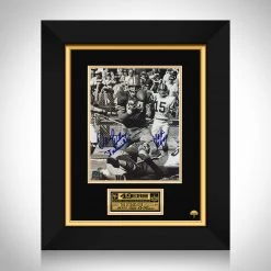 RARE-T Sports Memorabilia San Francisco 49ers - Dave Wilcox Photo Limited Signature Edition Studio Licensed Custom Frame