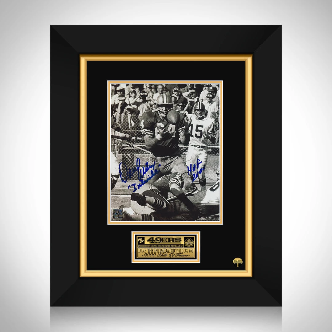 RARE-T Sports Memorabilia San Francisco 49ers - Dave Wilcox Photo Limited Signature Edition Studio Licensed Custom Frame 1 RARE-T Sports Memorabilia San Francisco 49ers - Dave Wilcox Photo Limited Signature Edition Studio Licensed Custom Frame