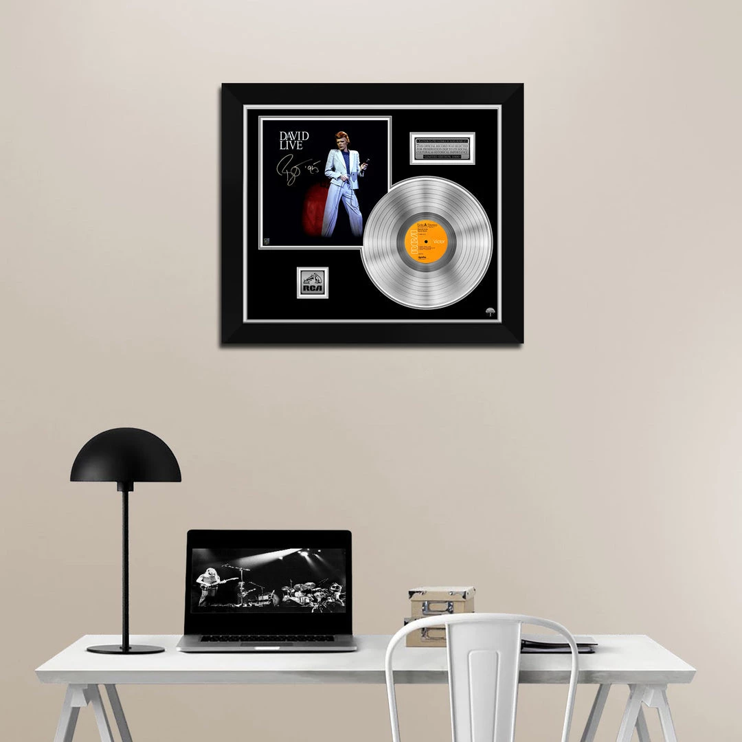 Rare-T David Bowie Live Platinum LP Limited Signature Edition Studio Licensed Custom Frame Limited Edition Frames 2 Rare-T David Bowie Live Platinum LP Limited Signature Edition Studio Licensed Custom Frame Limited Edition Frames