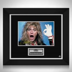 RARE-T Van Halen - David Lee Roth Photo Limited Signature Edition Studio Licensed Custom Frame