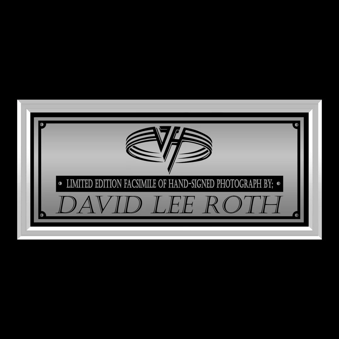 RARE-T Van Halen - David Lee Roth Photo Limited Signature Edition Studio Licensed Custom Frame 4 RARE-T Van Halen - David Lee Roth Photo Limited Signature Edition Studio Licensed Custom Frame