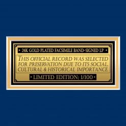 RARE-T De La Soul Three Feet High Gold LP Limited Signature Edition Studio Licensed Custom Frame Limited Edition Frames