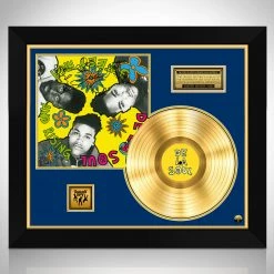 RARE-T De La Soul Three Feet High Gold LP Limited Signature Edition Studio Licensed Custom Frame Limited Edition Frames