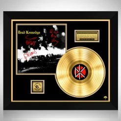 RARE-T Limited Edition Frames Dead Kennedys - Fresh Fruit For Rotting Vegetables Gold LP Limited Signature Edition Studio Licensed Custom Frame