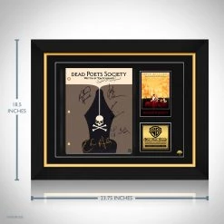 RARE-T Dead Poets Society Script Limited Signature Edition Studio Licensed Custom Frame Limited Edition Frames