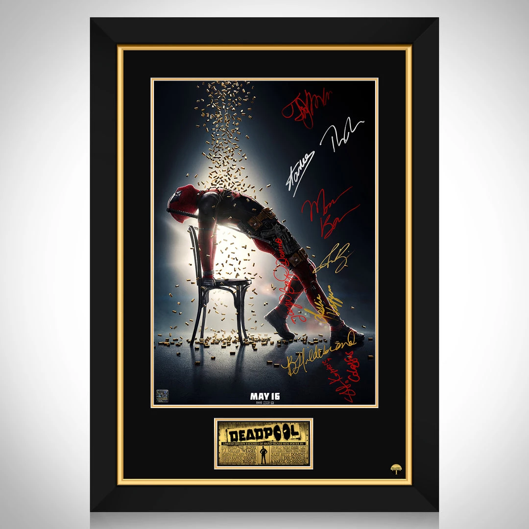 RARE-T Limited Edition Frames Deadpool 2 Limited Signature Edition Studio Licensed Movie Mini Poster Custom Frame 1 RARE-T Limited Edition Frames Deadpool 2 Limited Signature Edition Studio Licensed Movie Mini Poster Custom Frame