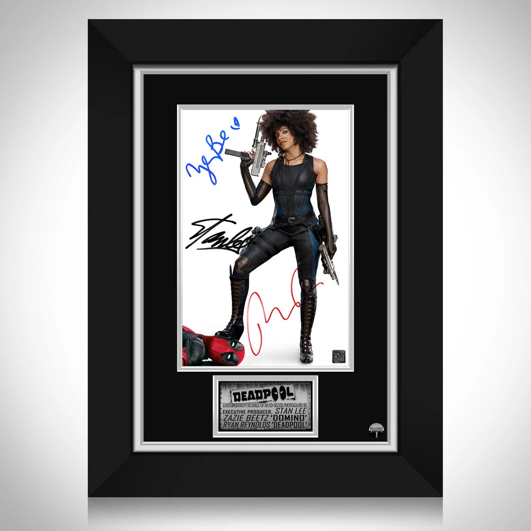 RARE-T Deadpool 2 Domino Limited Signature Edition Studio Licensed Photo Custom Frame Limited Edition Frames 1 RARE-T Deadpool 2 Domino Limited Signature Edition Studio Licensed Photo Custom Frame Limited Edition Frames