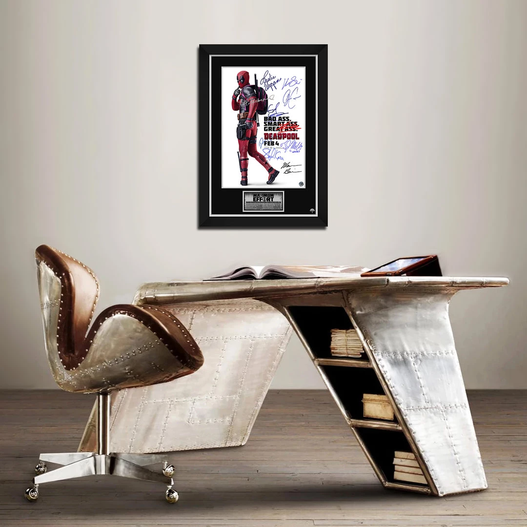 RARE-T Deadpool Mini Poster Limited Signature Edition Studio Licensed Custom Frame 2 RARE-T Deadpool Mini Poster Limited Signature Edition Studio Licensed Custom Frame