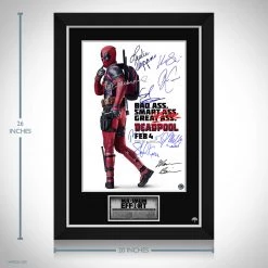 RARE-T Deadpool Mini Poster Limited Signature Edition Studio Licensed Custom Frame 11 RARE-T Deadpool Mini Poster Limited Signature Edition Studio Licensed Custom Frame